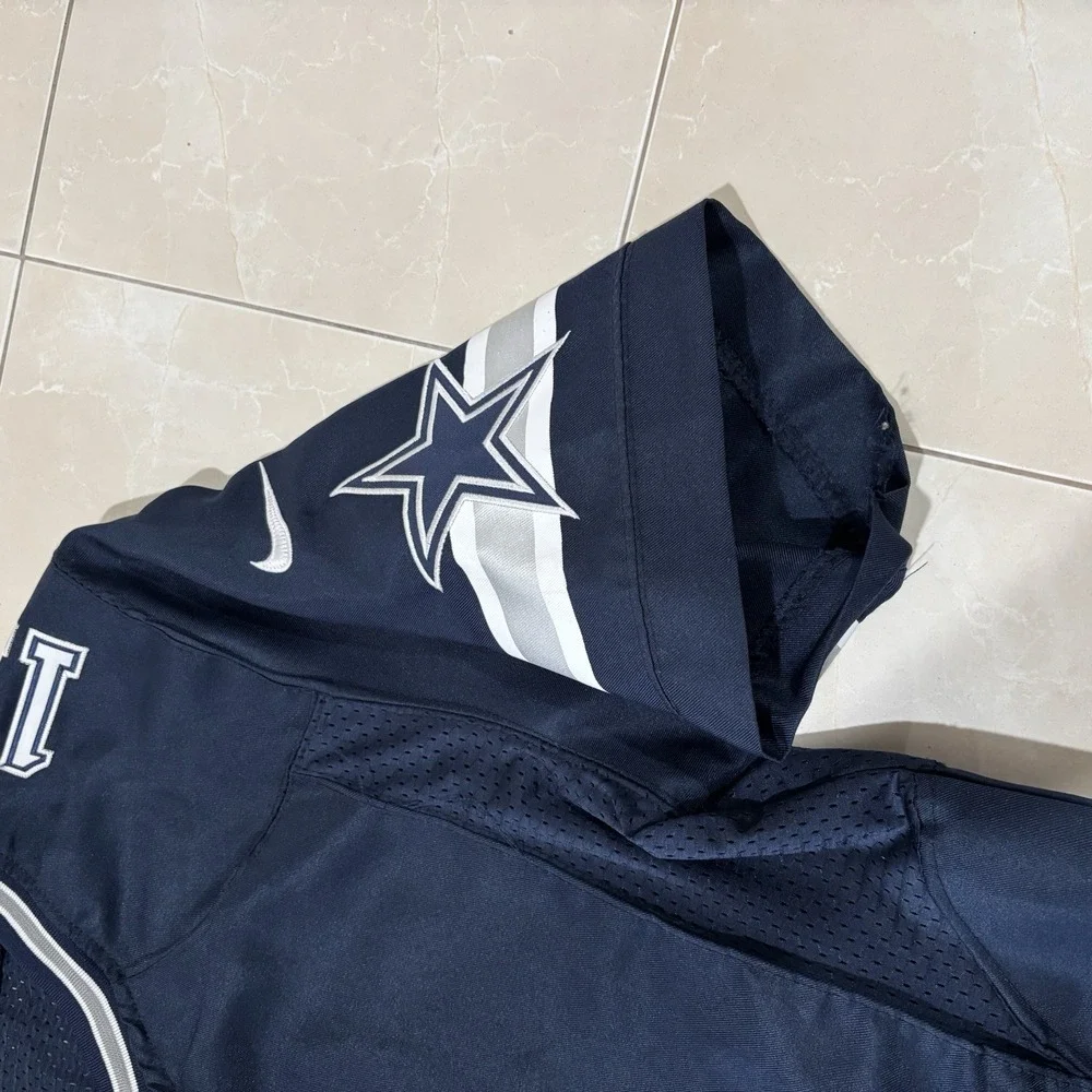 Cole Beasley Jersey Dallas Cowboys Stitched Mens 2XL 52 Blue Nike On Field Sewn